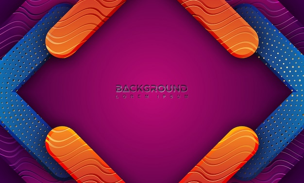 Fondo moderno texturado con estilo 3D y líneas onduladas.