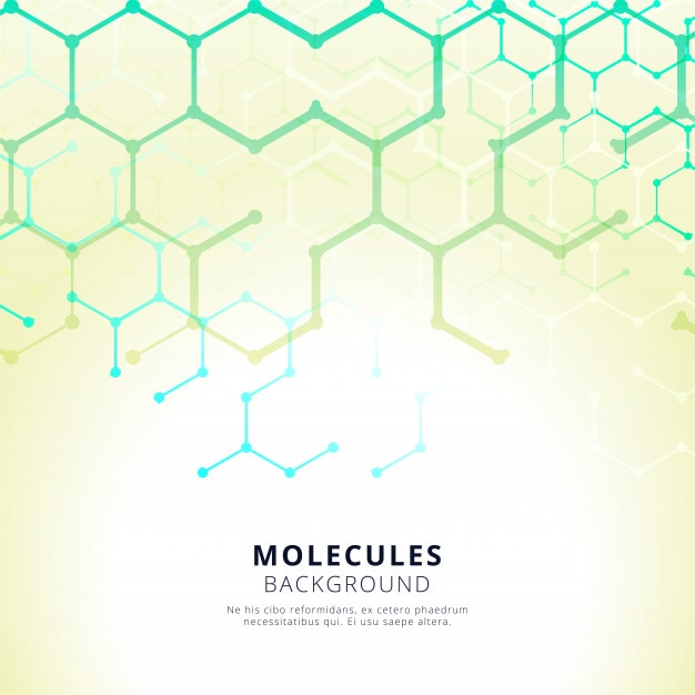 fondo de las moléculas abstractas
