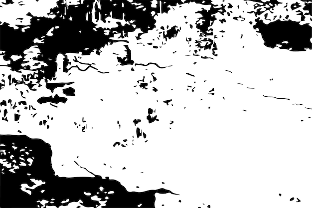 Fondo monocromo angustiado sucio en textura blanca y negra con manchas oscuras, arañazos y li