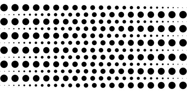 Fondo con monocromo con diferentes texturas punteadas plantilla de patrón de punto de icono vectorial