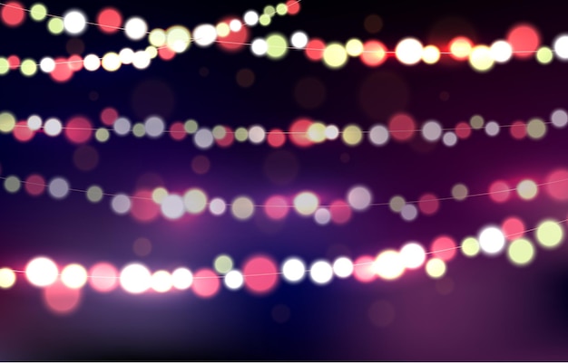 un fondo morado con luces y un fondo morado