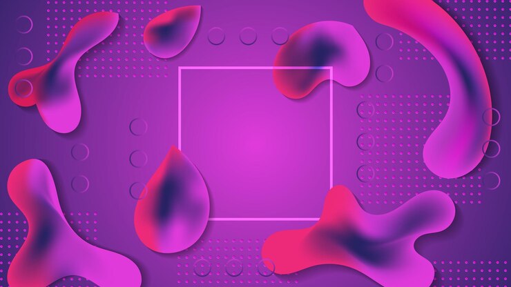 Vector fondo morado con un marco para texto y un marco para el texto