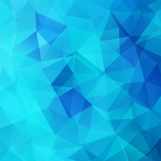 Vector fondo de mosaico azul abstracto fondo geométrico triangular elementos de diseño ilustración vectorial