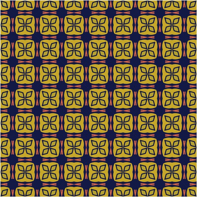 Fondo de mosaico sin fisuras paatern en estilo abstracto