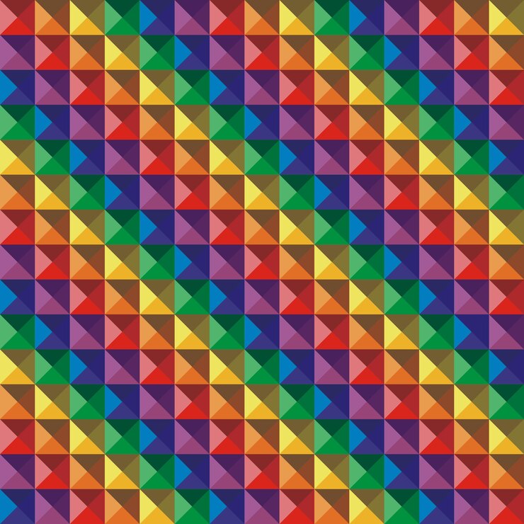 Vector fondo de mosaico geométrico de color abstracto ilustración vectorial