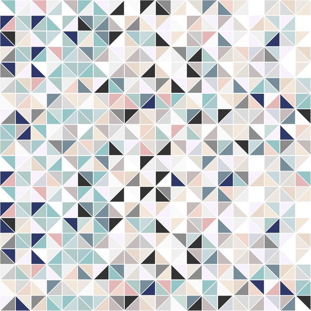 Fondo de mosaico geométrico transparente