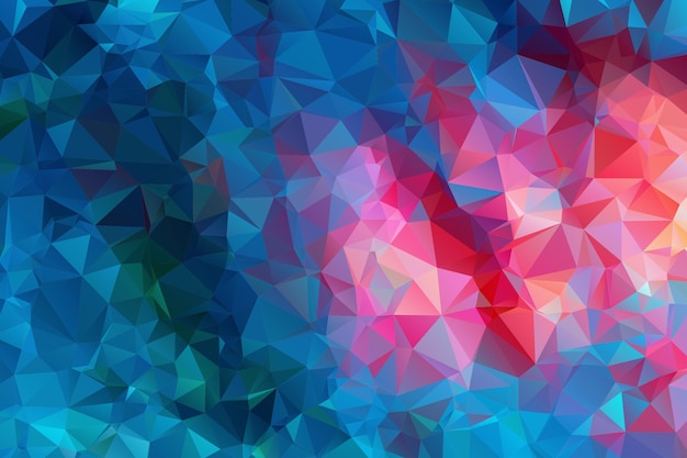 Vector fondo de mosaico pixelado triangular abstracto