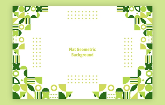 Fondo de mosaico plano formas geométricas