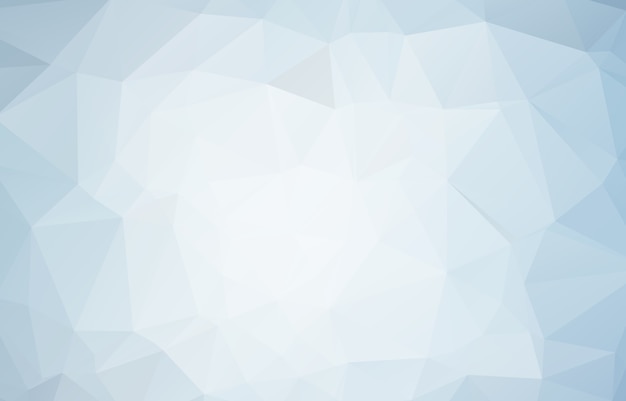 Fondo de mosaico poligonal blanco azul