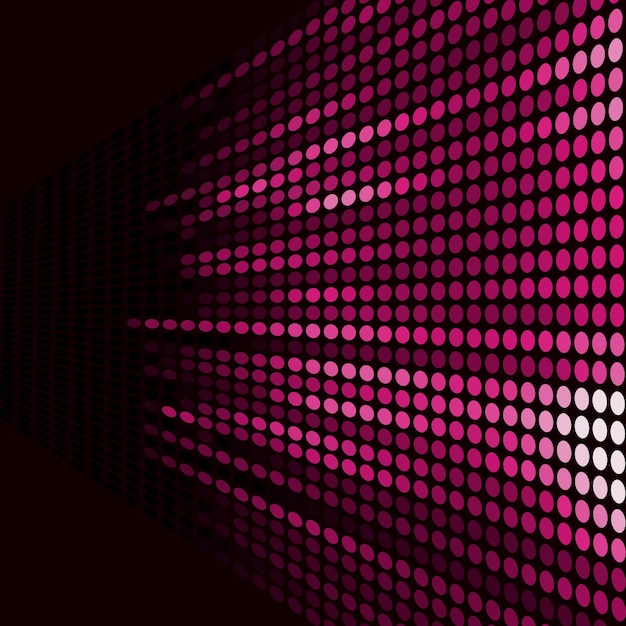 Fondo de mosaico vectorial en colores negro y púrpura