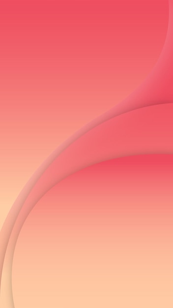 Vector fondo móvil rosa rosa con efectos wave