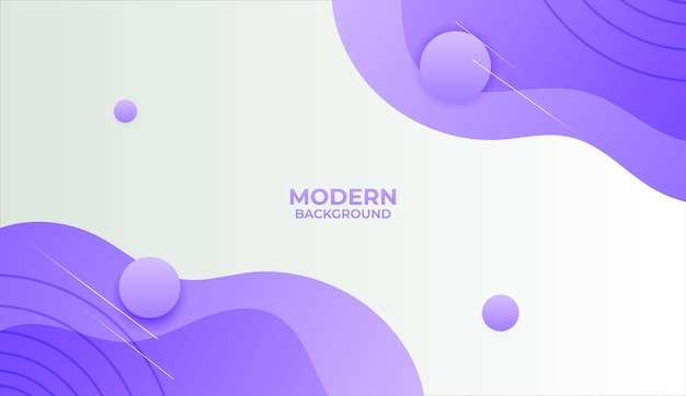fondo de movimiento fluido blanco y violeta en estilo minimalista