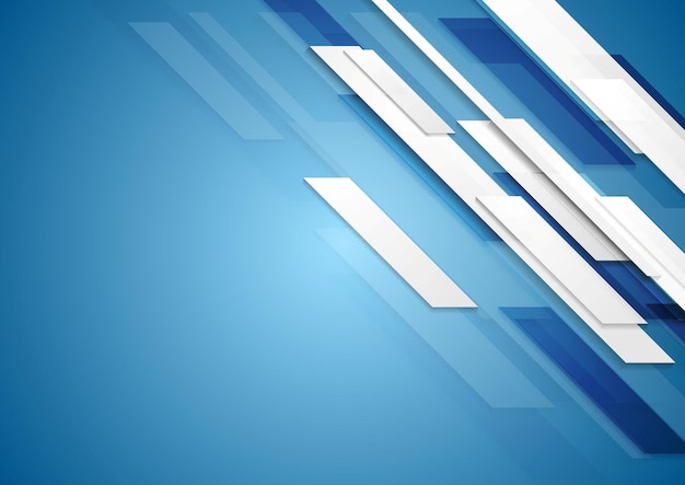 Fondo de movimiento de hitech azul brillante