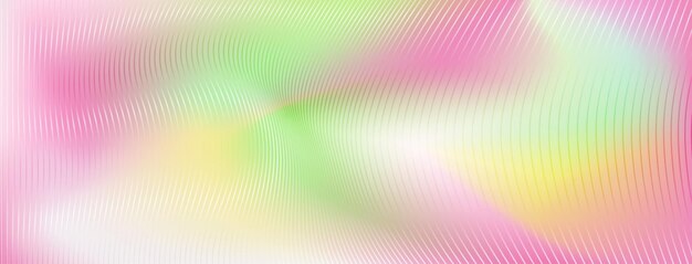 Fondo multicolor abstracto hecho de líneas onduladas