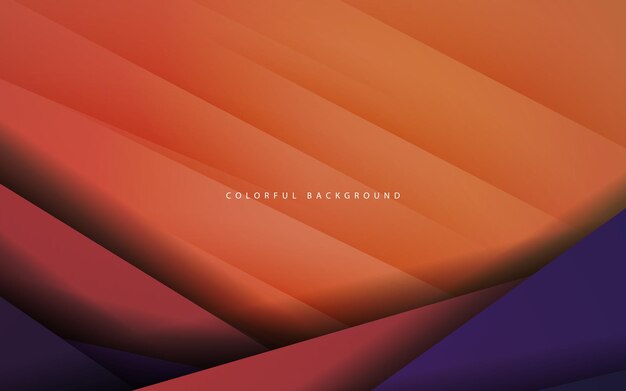 Fondo multicolor de capa de superposición de forma dinámica abstracta