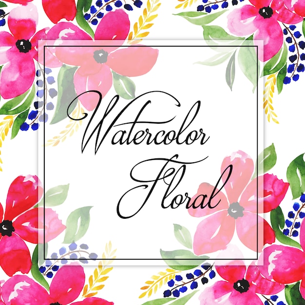 Fondo multiusos floral acuarela primavera