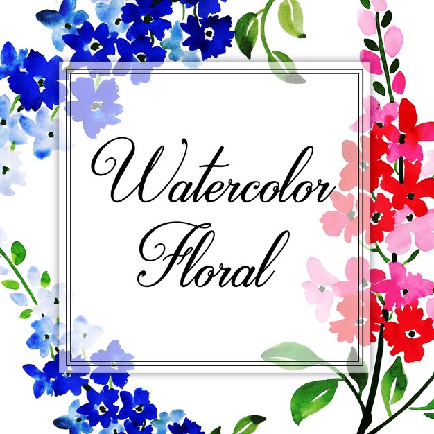 Fondo multiusos floral acuarela primavera