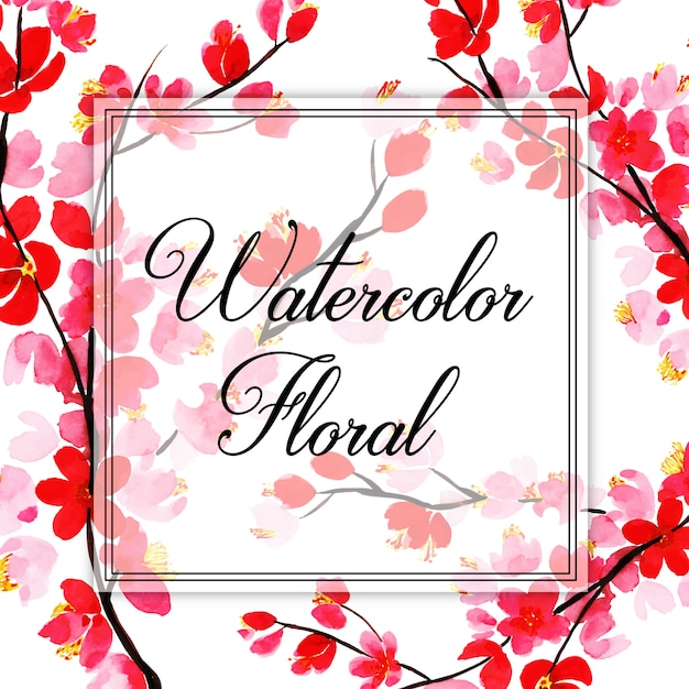 Fondo multiusos floral acuarela primavera