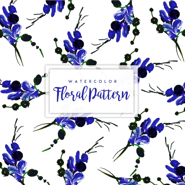 Fondo multiusos floral del estampado de flores de la acuarela