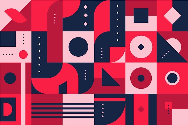 Fondo de mural geométrico