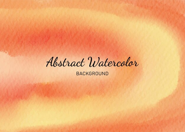 Fondo naranja Abstracto acuarela