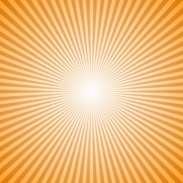 Fondo naranja abstracto geométrico rayo de sol