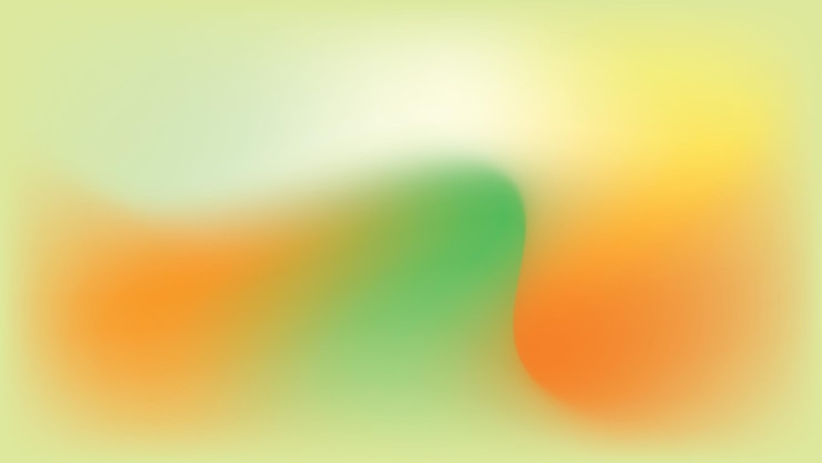 Vector fondo naranja abstracto ola borroneada