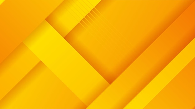 Fondo naranja y amarillo mínimo abstracto con conceptos geométricos creativos y de gradiente mínimo para carteles, pancartas, imagen de concepto de página de destino