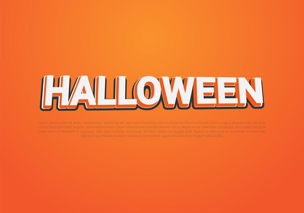 un fondo naranja brillante con las palabras halloween escritas.