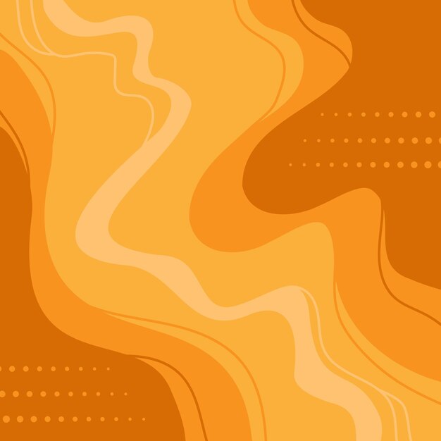 Fondo naranja con diseño de arte pop abstracto
