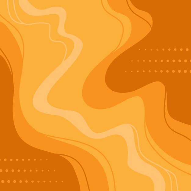 Vector fondo naranja con diseño de arte pop abstracto