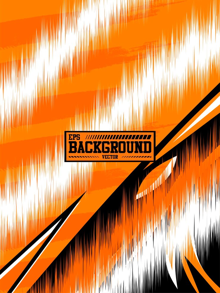fondo naranja efecto de ondas blancas