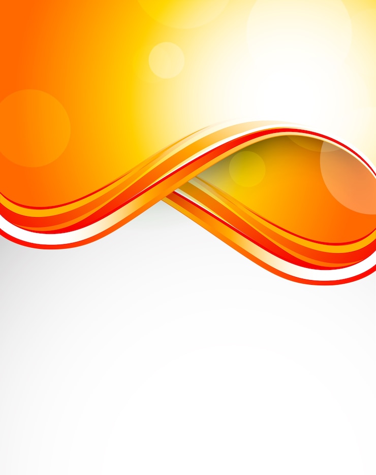 Vector fondo naranja. ilustración brillante