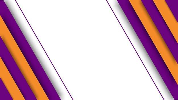 Vector fondo naranja y morado con líneas rectas.