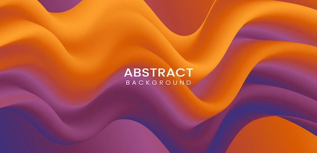 Un fondo naranja y morado con un texto blanco que dice abstracto.
