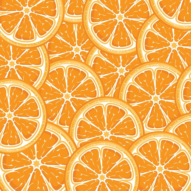 Fondo naranja de rodajas de naranjas jugosas