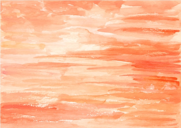 Fondo naranja textura abstracta con acuarela