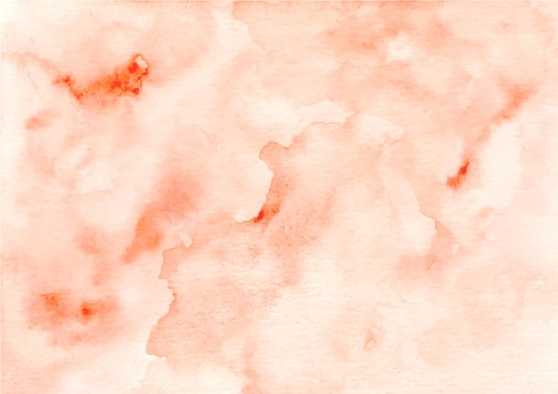 Fondo naranja textura abstracta con acuarela