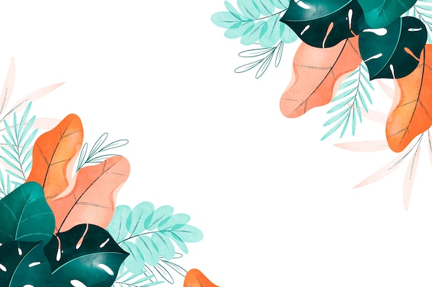 Fondo de naturaleza acuarela