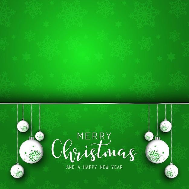 Vector fondo de navidad con adornos colgantes