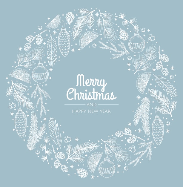 Fondo de navidad y año nuevo composición de vacaciones de invierno brillante cartel de banner de tarjeta de felicitación