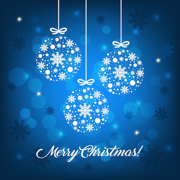 Fondo de navidad azul