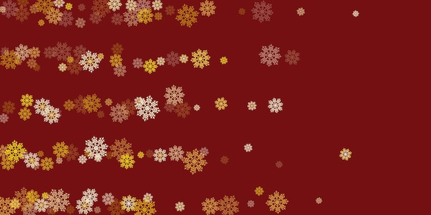 Fondo de Navidad Bokeh copos de nieve fondo rojo