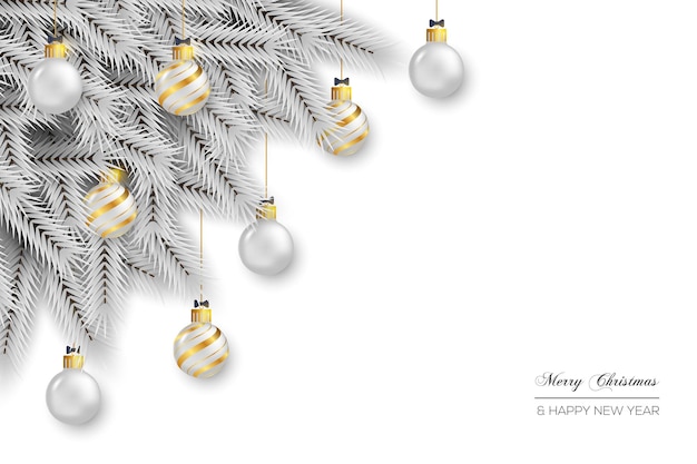 Fondo de Navidad con concepto de color gris