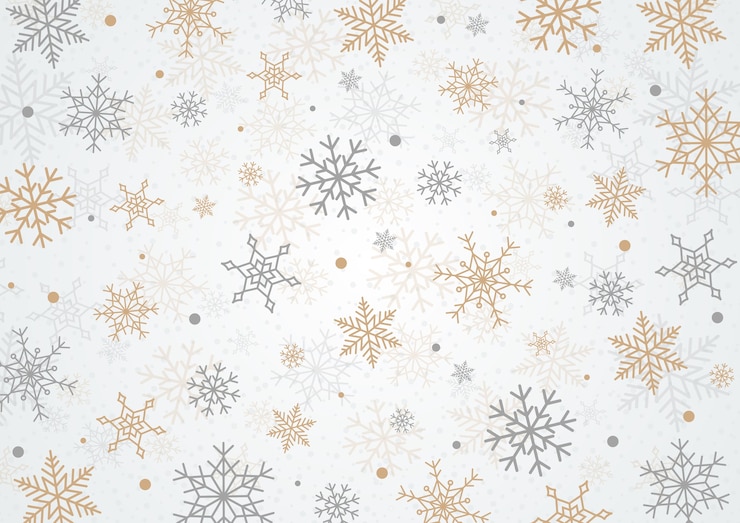 Vector fondo de navidad copo de nieve