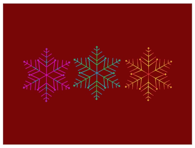 Fondo de Navidad con copos de nieve