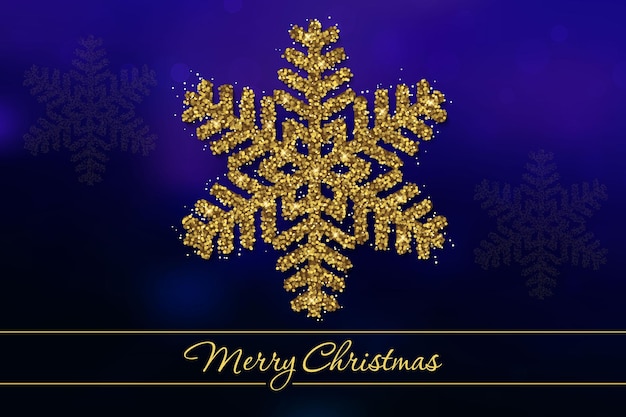 Fondo de Navidad Copos de nieve