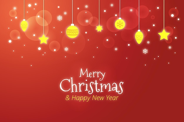 Fondo de navidad dibujado a mano
