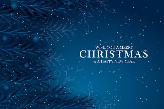Fondo de navidad dibujado a mano