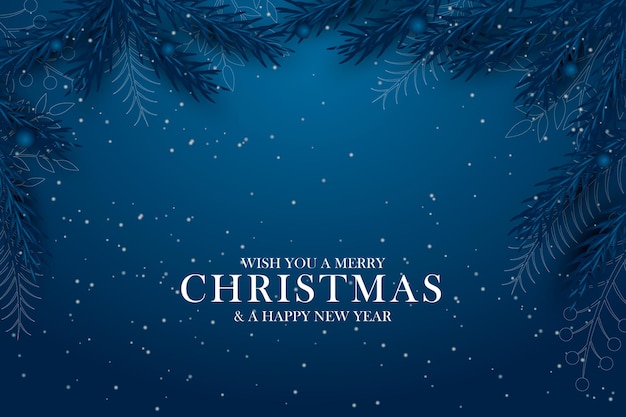 Fondo de navidad dibujado a mano